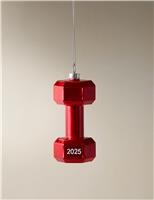 Glass Hanging Dumbbell Decoration