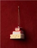 Glass Hanging Cheese Decoration