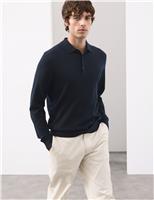 Pure Extra Fine Merino Wool Polo Shirt