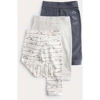 3pk Pure Cotton Dinosaur Leggings (0 Mths-3 Yrs)