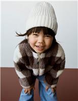 Borg Checked Fleece Lined Jacket (2-8 Yrs)