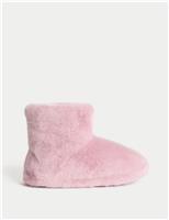 Kids Faux Fur Slipper Boots (4 Small - 7 Large)