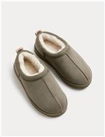 Kids Faux Fur Lined Slippers (9 Small - 7 Large)