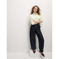 Relaxed Mid Rise Barrel Jeans