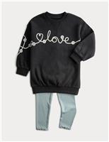 2pc Cotton Rich Sweatshirt Outfit (1-8 Yrs)