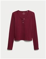Cotton Rich Henley Top (6-16 Yrs)