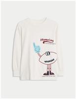 Cotton Rich Graphic Top (2-8 Yrs)