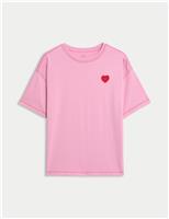 Pure Cotton Embroidered T-Shirt (2-16 Yrs)