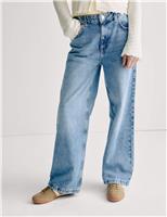 Denim Wide Leg Jeans (6-16 Yrs)