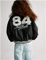 New York Embroidery Bomber Jacket (6-16 Yrs)