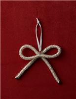 Hanging Beaded Bow Decoration