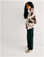 Borg Pony Print Jacket (2-16 Yrs)