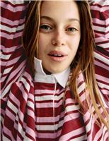 Pure Cotton Striped Rugby Shirt (6-16 Yrs)