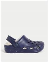 Kids Faux Fur Lined Clogs (4 Small - 7 Large)