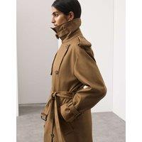Autograph Pure Cotton Longline Trench Coat Caramel
