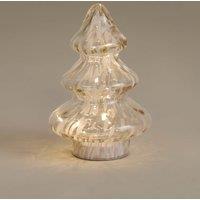 Glass Light Up Tree Decoration