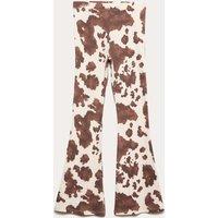 Cotton Rich Pony Print Flared Leggings (2-16 Yrs)