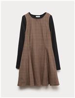 2pc Cotton-Rich Dress and Top Set (6-16 Yrs)