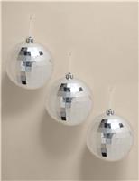3pk XL Hanging Disco Ball Decorations