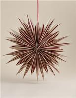 3D Striped Paper Hanging Star Decoration