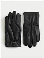 Leather Zip Gloves