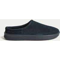Suede Mule Slippers