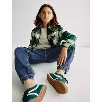 M&S Cotton Rich Denim Drawstring Jeans (6-16 Yrs) Dark Denim