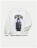 Cotton Rich Wednesday Graphic Sweatshirt (6-16 Yrs)