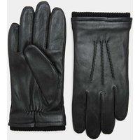 Leather Cuffed Gloves