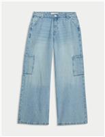 Wide Leg Cargo Jeans (6-16 Yrs)