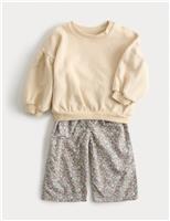 2pc Cotton Rich Sweatshirt & Trousers Outfit (0-6 Yrs)