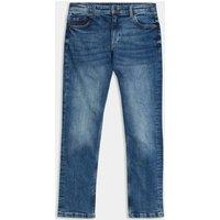 M&S Cotton Rich Slim Jeans (6-16 Yrs) Mid Blue
