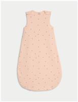 2.5 Tog Pure Cotton Polka Dot Sleeping Bag (0-36 Mths)