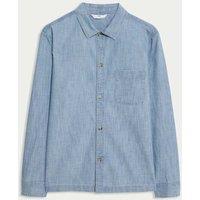 Pure Cotton Denim Shirt (6-16 Yrs)