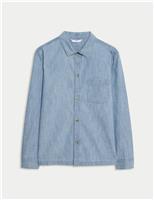 Pure Cotton Denim Shirt (6-16 Yrs)