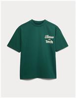 Pure Cotton Nature Thrives Graphic T-Shirt (6-16 Yrs)