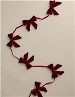 Velvet Bow Garland
