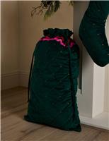 Velvet Quilted Sack