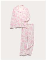 Cotton Modal Floral Pyjamas (3-16 Yrs)