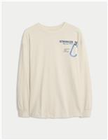 Pure Cotton Graphic Top (6-16 Yrs)