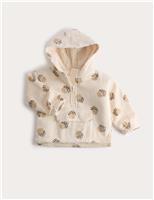 Pure Cotton Acorn Fleece Lined Hoodie (0-3 Yrs)