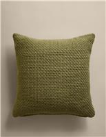 Pure Wool Basket Weave Cushion