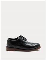 Kids Leather Lace Up Brogues (8 Small - 7 Large)