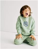 Cotton Rich Graphic Sweatshirt (2-8 Yrs)