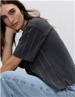 Pure Cotton Embellished T-Shirt