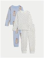 2pk Cotton Animal Print Pyjama Set (1-8 Yrs)