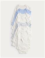 7pk Cotton Rich Bodysuits (0-3 Yrs)