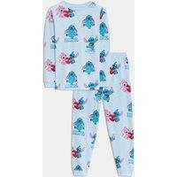 Pure Cotton Lilo & Stitch Pyjamas (3-16 Yrs)