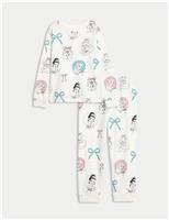Pure Cotton Disney Princess Pyjamas (2-8 Yrs)