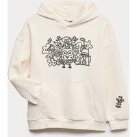 Doodle Boy x SpongeBob SquarePants Print Hoodie (4-16 Yrs)